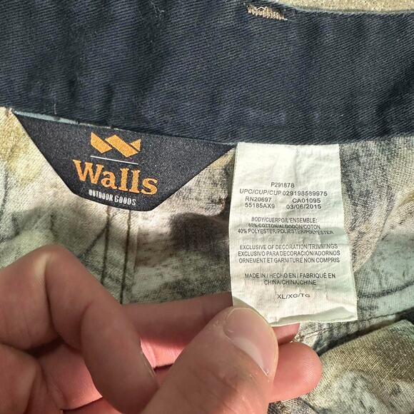 Realtree Baggy Camouflage Pants Mens XL 40" Camo Outdoors Wide Leg Walls Cargos - Picture 4 of 4